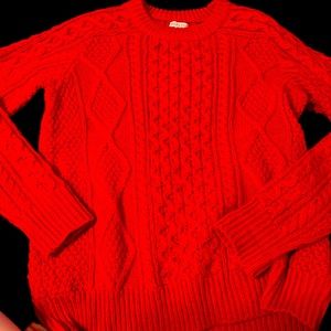Red sweater small